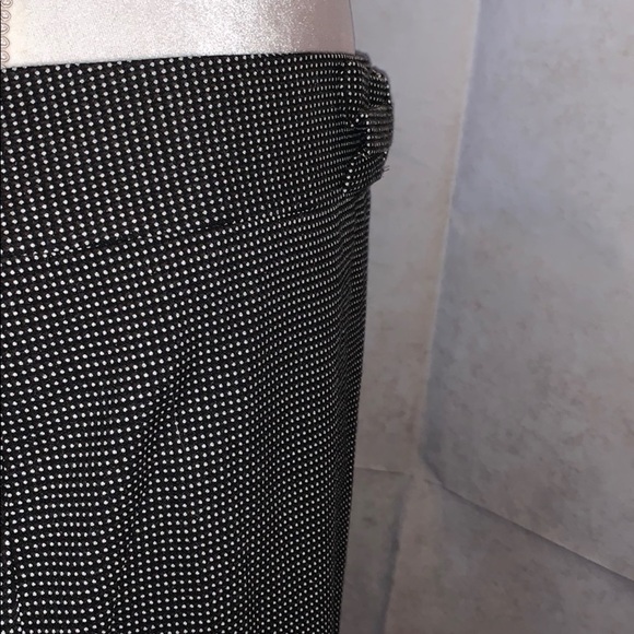 Banana Republic B/W Skirt Tiny Print w/Bow - Picture 7 of 8